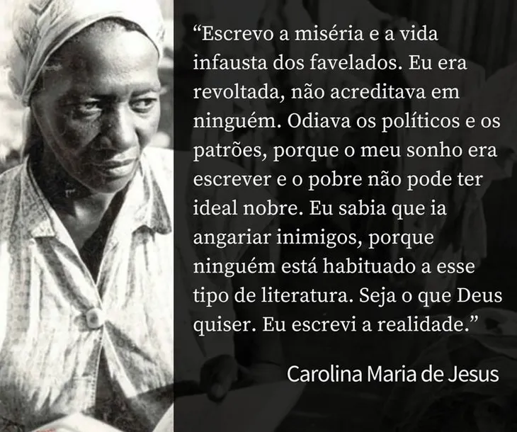 10281 19537 - Carolina Maria De Jesus Frases