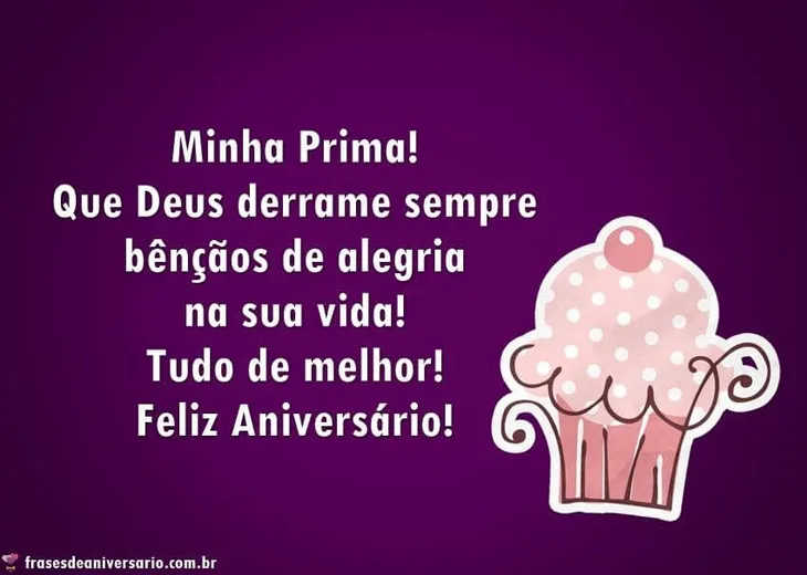 10569 111690 - Mensagem De Aniversário Para Prima