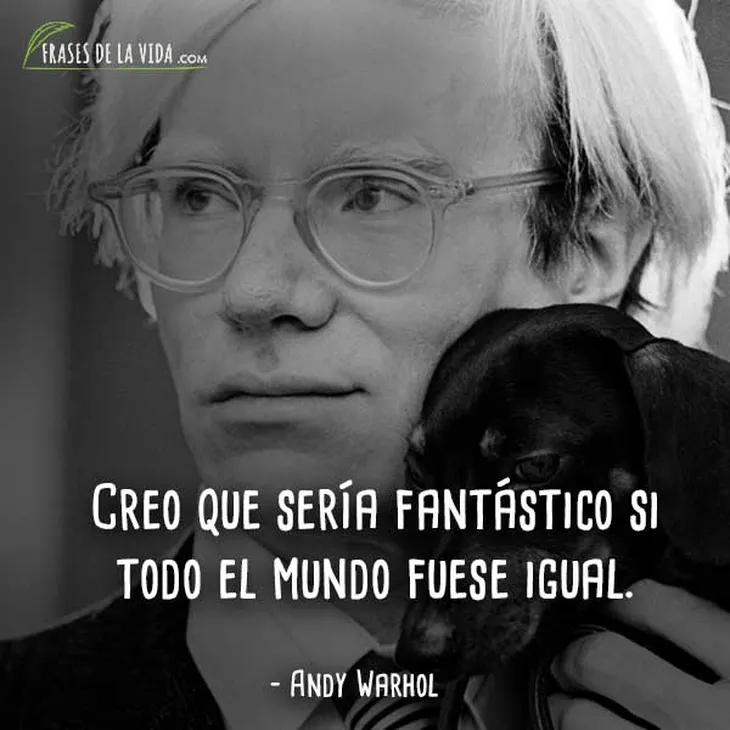 1138 50501 - Andy Warhol Frases