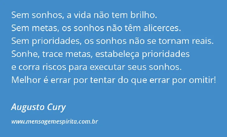 1301 110535 - Sonhos Augusto Cury