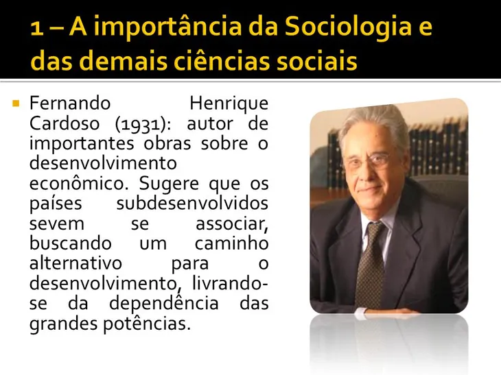 1458 105289 - Sociologo Fernando Henrique Cardoso
