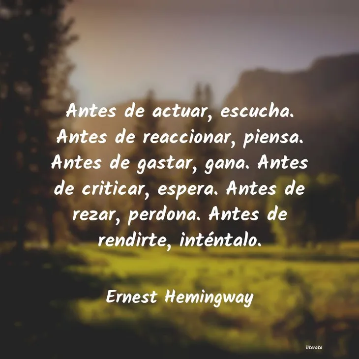 153 93542 - Frases Ernest Hemingway