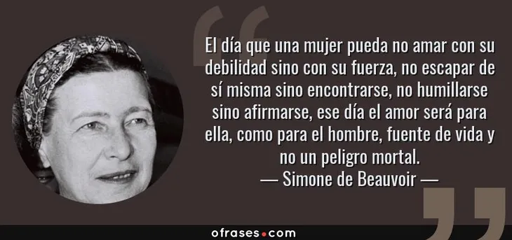 1880 74583 - Simone De Beauvoir Frases
