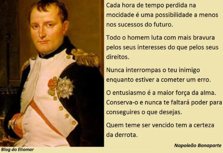 2253 86712 - Frases De Napoleão Bonaparte