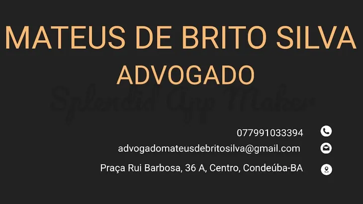 2711 87800 - Mensagem Advogado Rui Barbosa