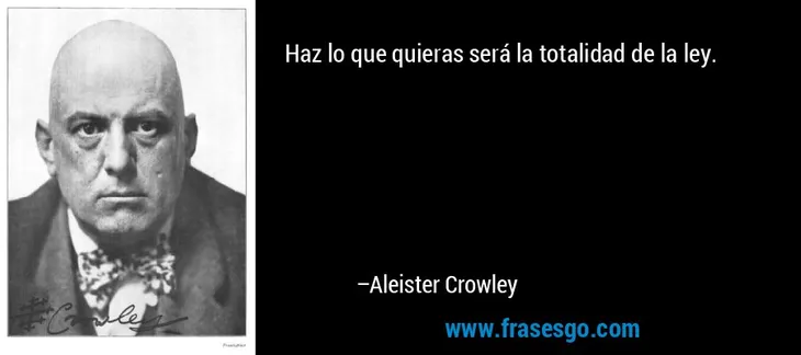 2719 48674 - Aleister Crowley Frases