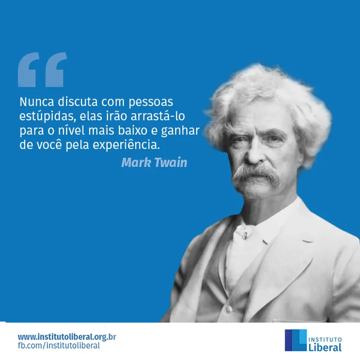 2830 9420 - Mark Twain Frases Nunca Discuta