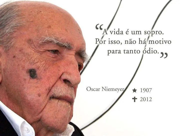 2852 50784 - Frases De Oscar Niemeyer