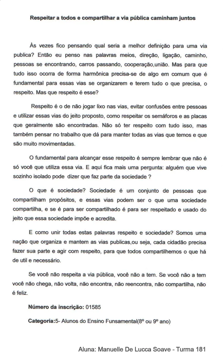 2950 88071 - Texto Sobre Educação