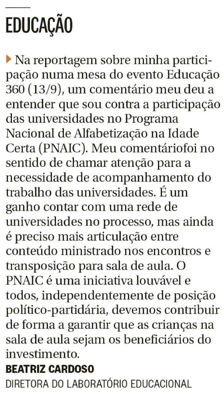 2950 88081 - Texto Sobre Educação