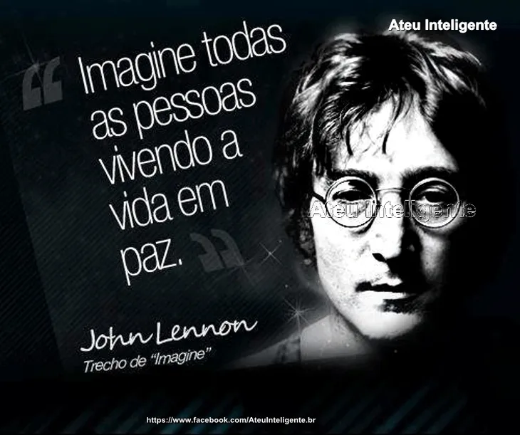 3261 94857 - Frases De John Lennon Portugues