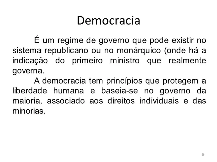 3398 87841 - Texto Sobre Democracia