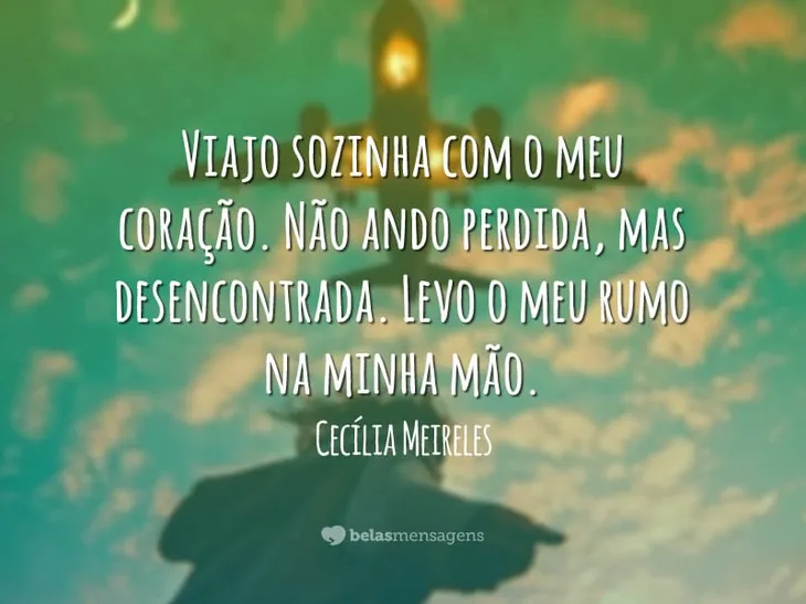 4043 85145 - Poema Solidão Cecilia Meireles