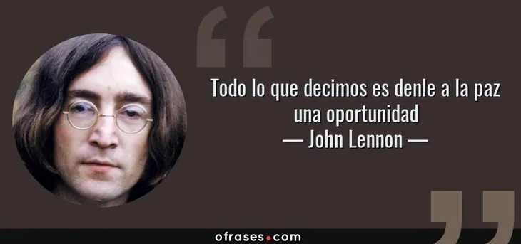 460 29178 - Frase De John Lennon