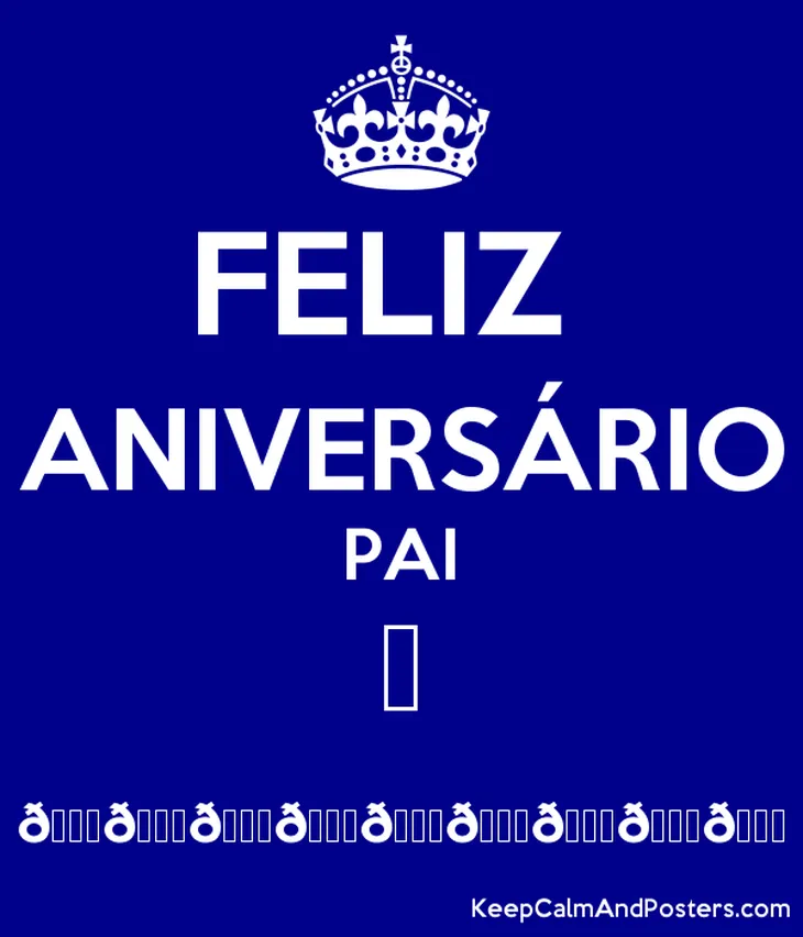 4991 64216 - Feliz Aniversário Pai