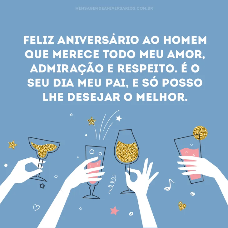 4991 64217 - Feliz Aniversário Pai