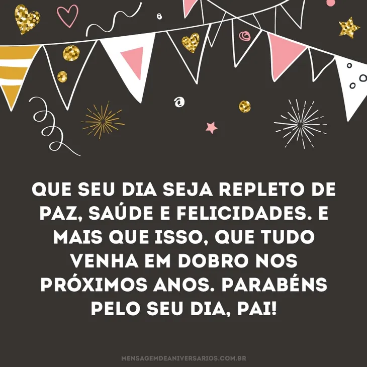 4991 64228 - Feliz Aniversário Pai