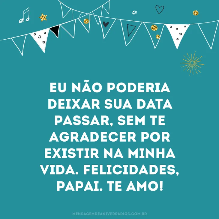 4991 64234 - Feliz Aniversário Pai