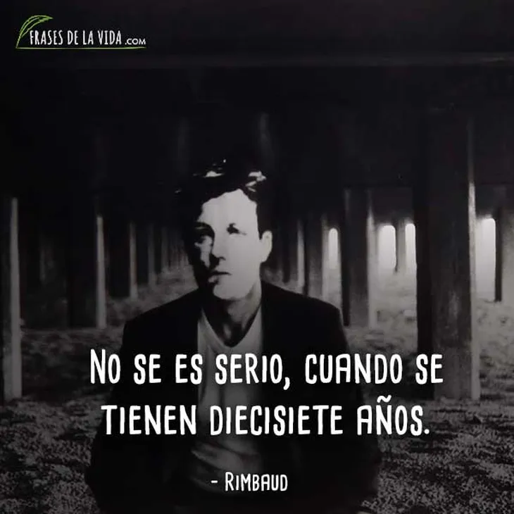 5156 14974 - Arthur Rimbaud Frases