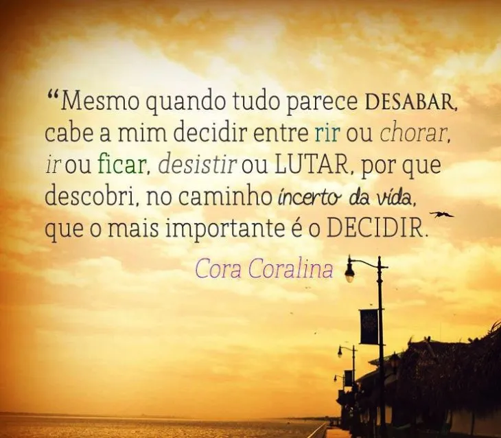 5342 74677 - Cora Coralina Frases