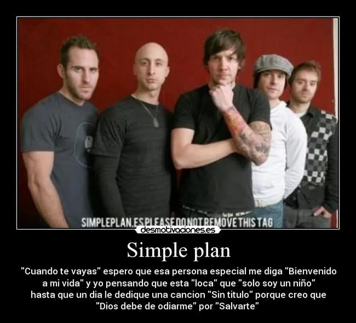 5618 103014 - Frases Simple Plan