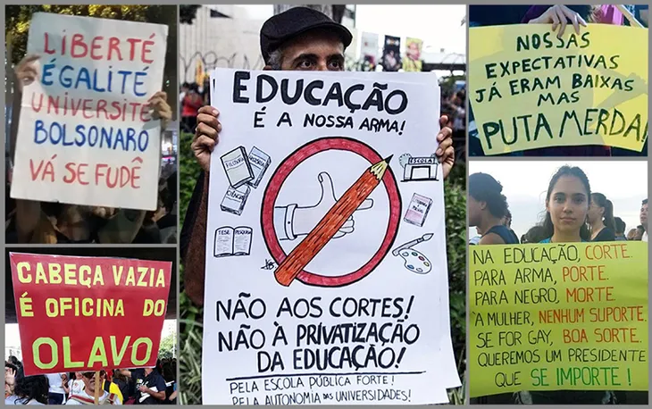 5894 44529 - Frases De Protesto Educação