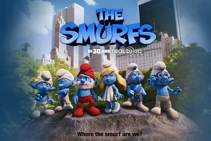 6064 94790 - Filme Smurfs