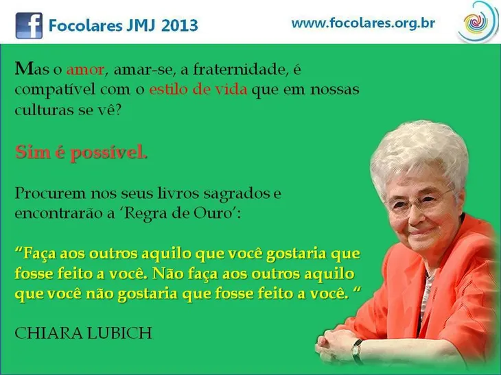 6089 12050 - Frases De Chiara Lubich