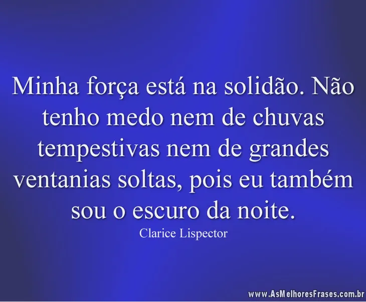 6148 46673 - Solidão Clarice Lispector