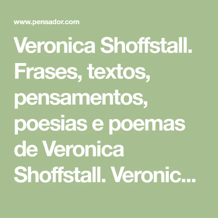 6582 32708 - Veronica Shoffstall