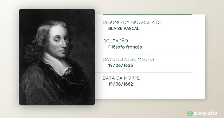 6674 81557 - Blaise Pascal Frases