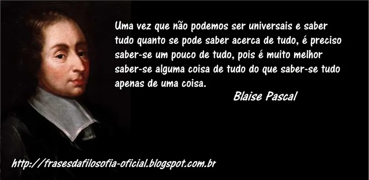 6674 81562 - Blaise Pascal Frases