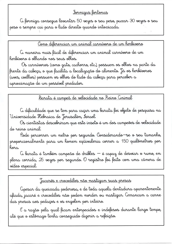 6710 45743 - Texto Para Treinar Escrita