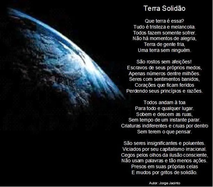 6720 106641 - Poemas Sobre Solidão