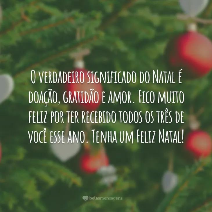 6856 11413 - Mensagem De Agradecimento De Natal