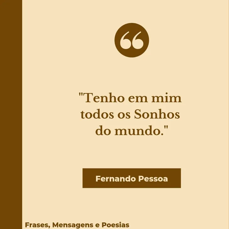 6874 4870 - Poema Sonho Fernando Pessoa