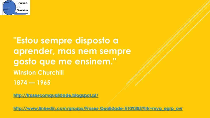 7100 77395 - Frase De Winston Churchill