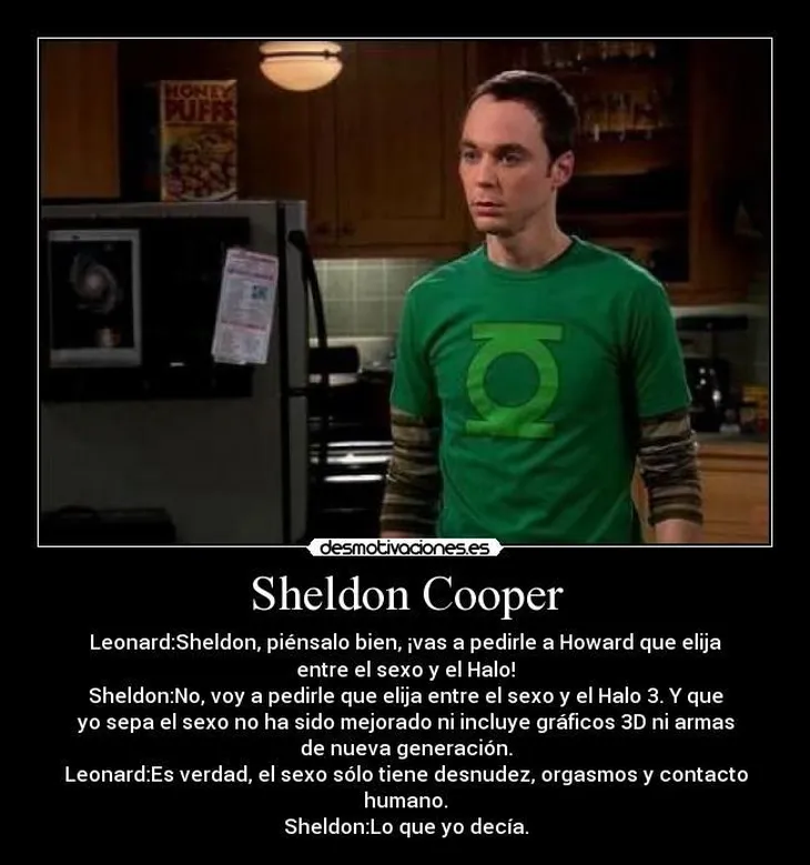 7108 73311 - Sheldon Cooper Frases