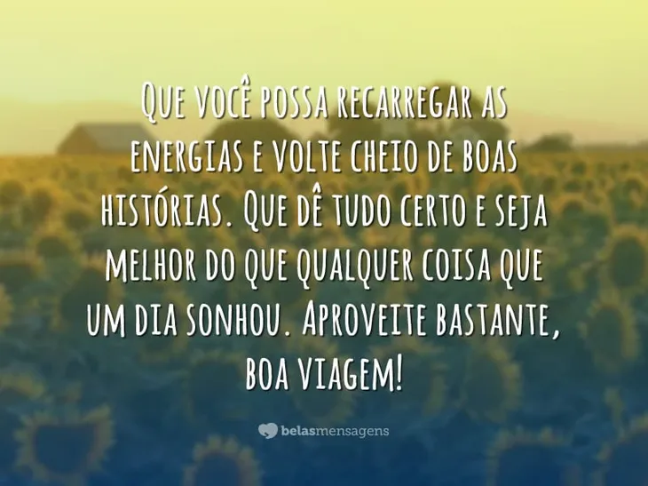 7955 72425 - Mensagem De Boa Viagem