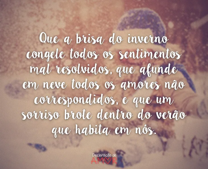 8096 112332 - Frase De Inverno