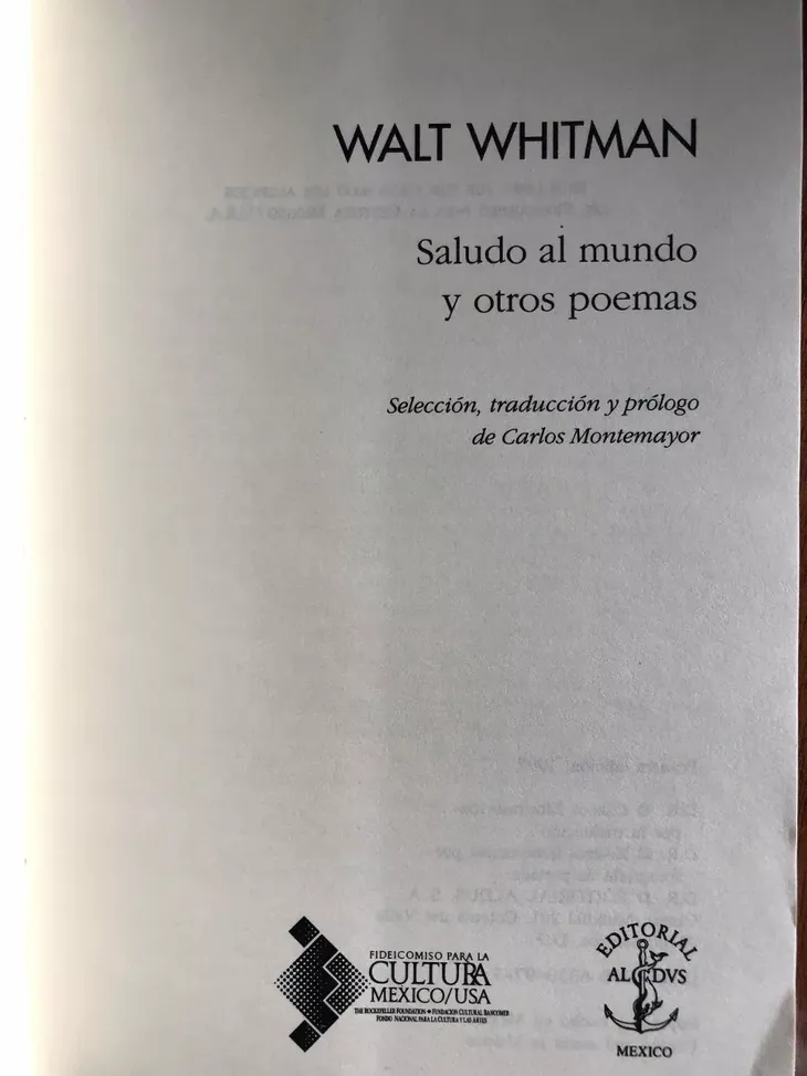 8137 87094 - Walt Whitman Poemas