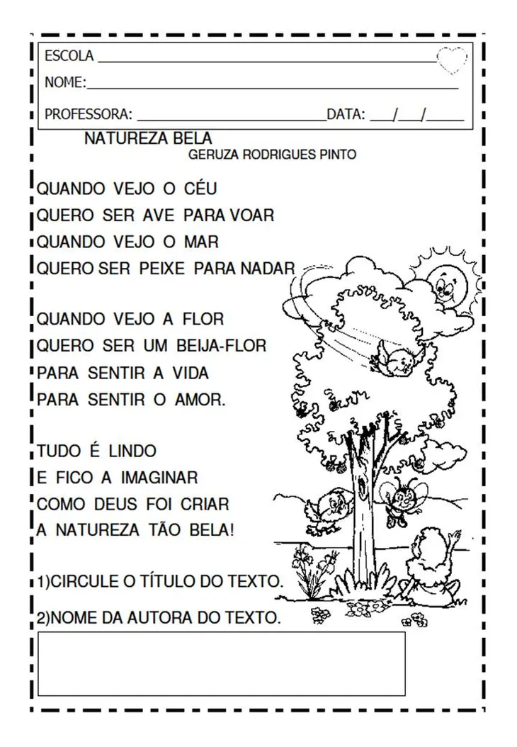 8253 54588 - Texto Sobre A Natureza