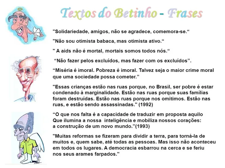 8393 104495 - Frases De Betinho