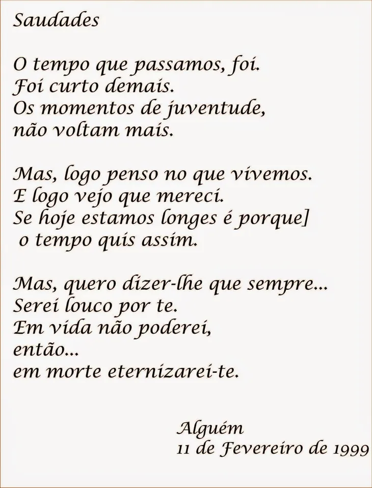 8564 104028 - Poema Saudade