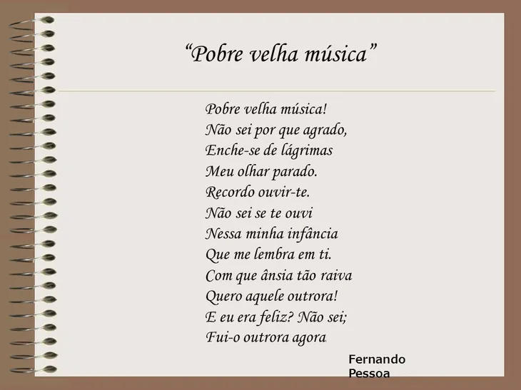 8989 114912 - Fernando Pessoa Pobre Velha Música