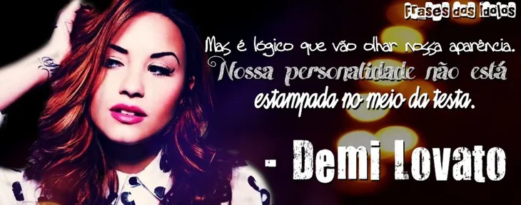 9254 87681 - Frase Demi Lovato