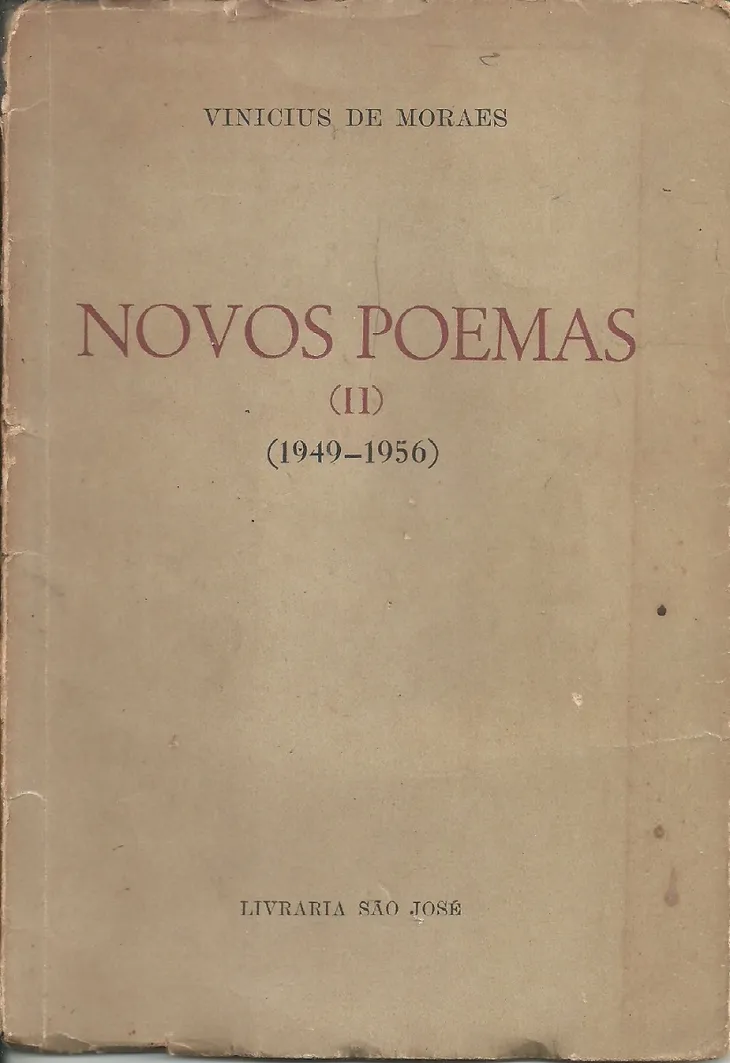 9551 2337 - Poemas De Vinicius De Moraes