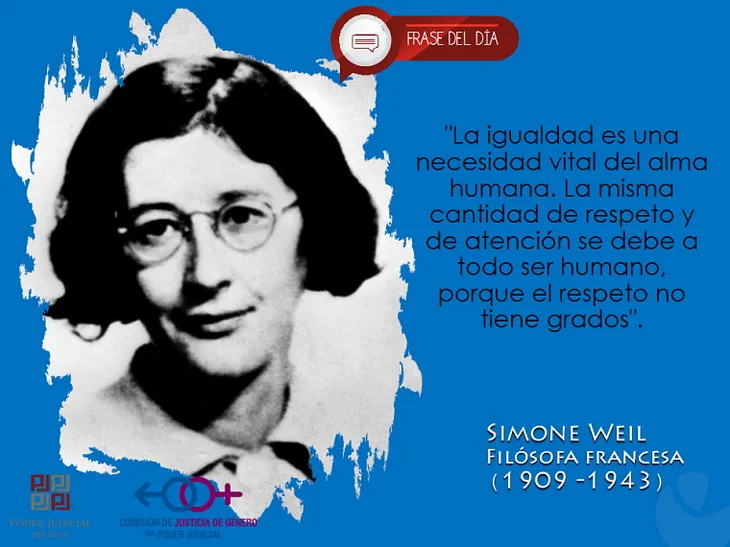 9579 17809 - Simone Weil Frases