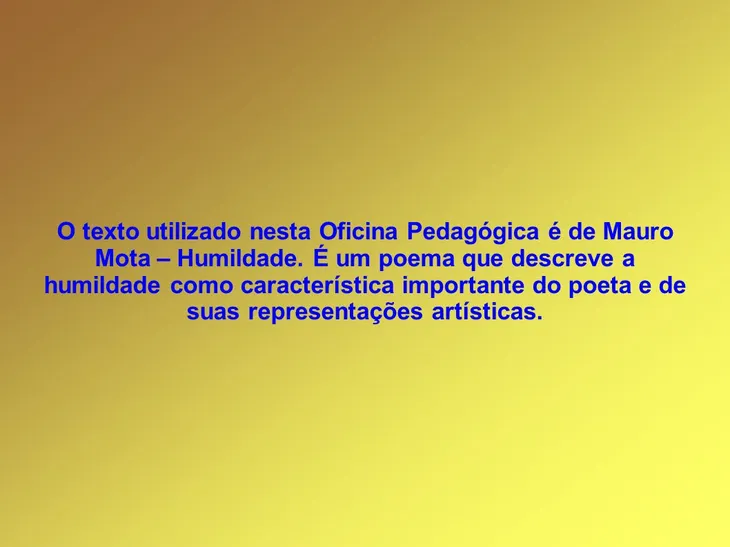 9659 89393 - Poema Sobre Humildade