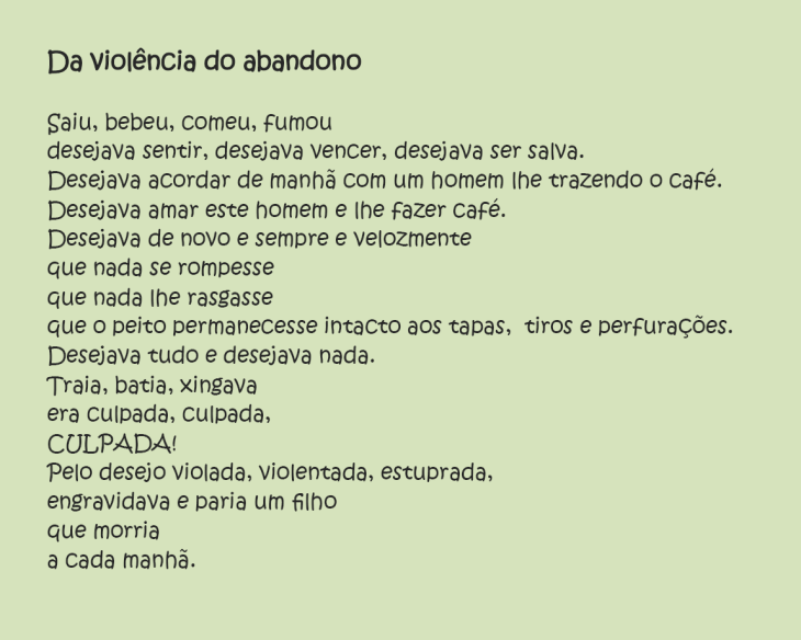 5e42a8f1ca438 - Poema Sobre Violencia